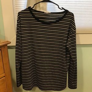 Long-sleeve striped shirt